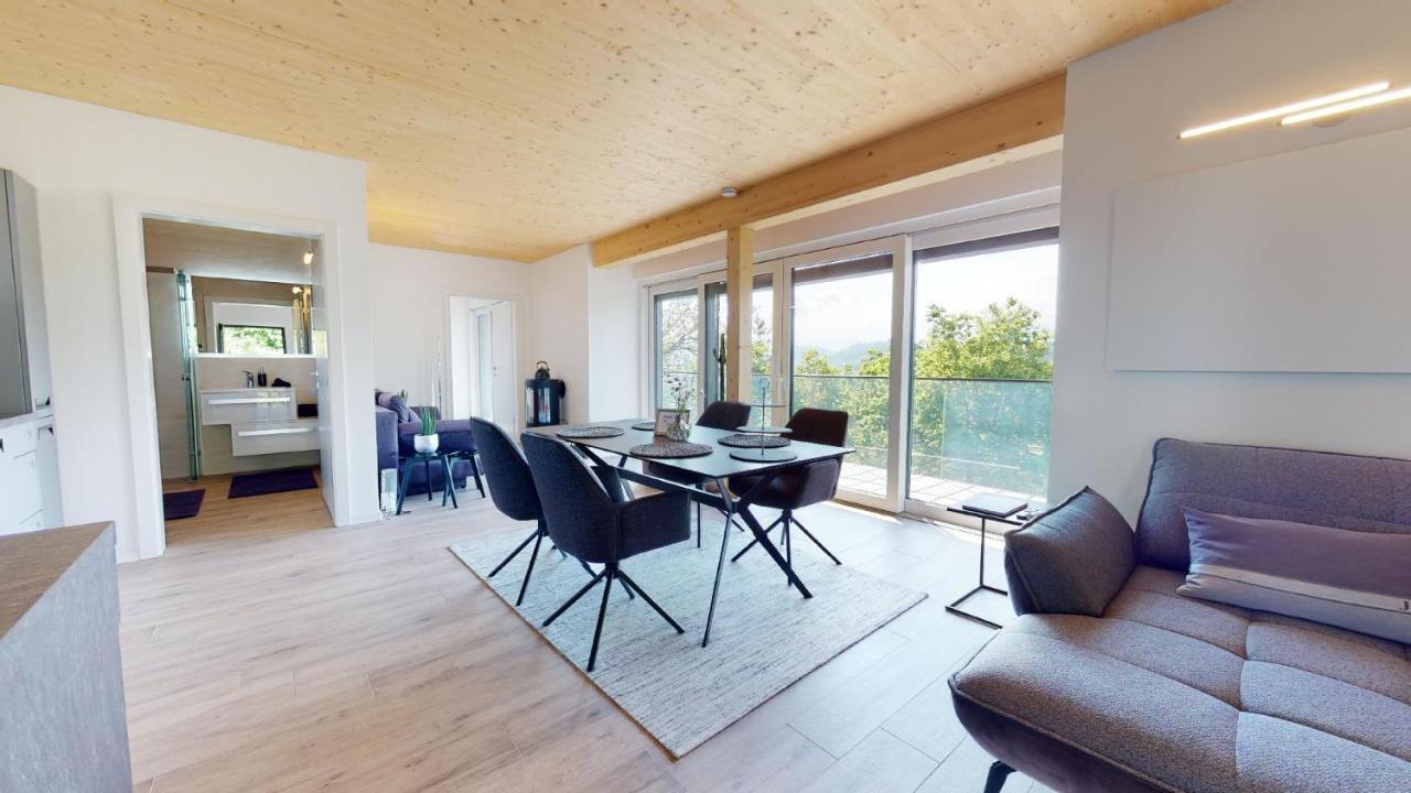 Modernes Ferienhaus Mit Panoramablick Rosegg Exterior photo